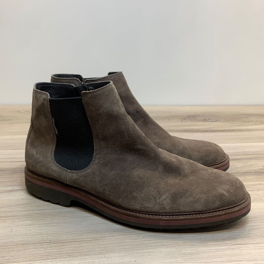 Mephisto Benson Side Zip Chelsea Boots Brown Mens Size US 11.5